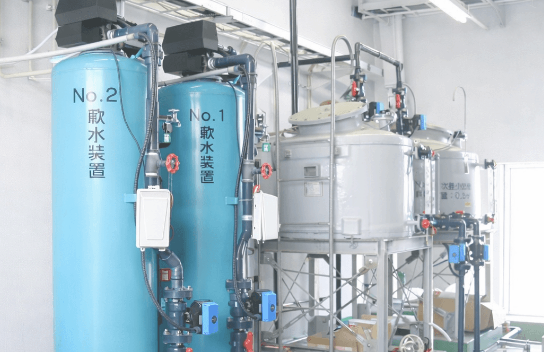 水処理装置の工事写真