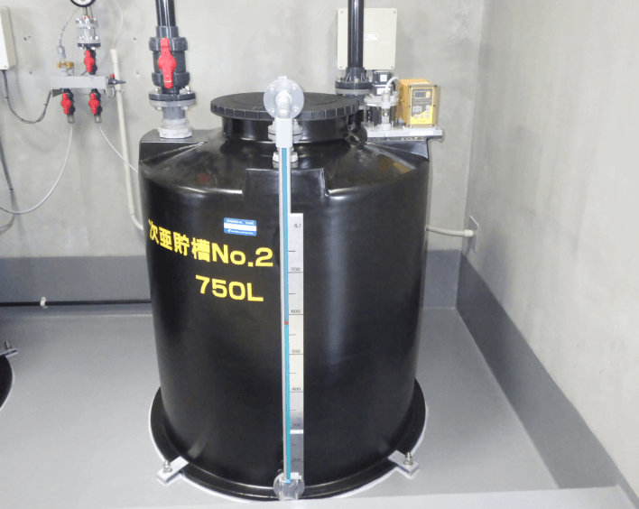 薬品注入設備装置工事の写真2